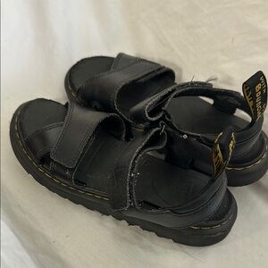 Dr. Martens Vossie J Black T Lamper Children's Sandals, Kids Sz 3